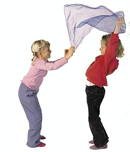 12er Set Jongliertücher von GONGE / Material: Chiffon / Maße: 66 x 66 cm / Farbe: orange (Keine Anderen Farben im Lieferumfang enthalten!)