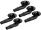 sourcing map Air Conditioner Drain Hose Connector 19mm Tube Elbow Fitting Replacement Part Accessories for Mini-Split Window AC, Black Pack of 5