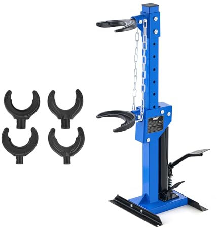 Orion Motor Tech 4.5T Compressore a Molla Idraulico Professionale Compressore Automatico Molla Elicoidale, Compressore per Molle e Ammortizzatori con 4 Fermagli a Molla per Auto, Camion e SUV