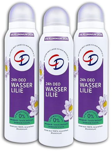 3-pack CD deodorant spray vattenlilja 48 H deodorant deodorant 3 x 150 ml