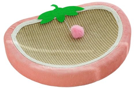 Cat Scratch Bed 600g | Mat à gratter Le lit pour Animaux de Compagnie | Lit Cat 58x42.5x8cm Corde en Tissu | Lieu de Sommeil et Protection des Meubles pour la Chaise de canapé sur Le canapé
