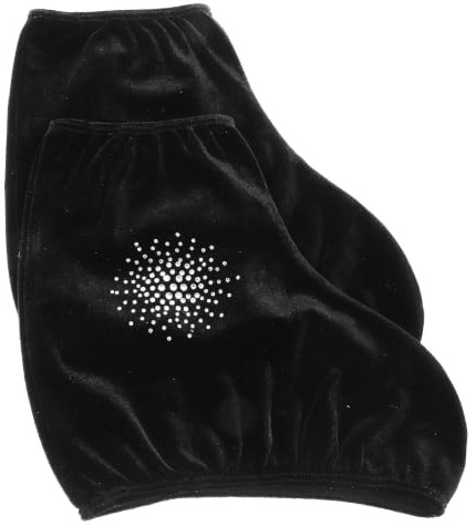 BESTOMZ Couvre-Chaussures Protection en Polyester de Skate Ajustable Noir pour Filles et Garçons pour Patins à roulettes et Patins Glace et Filles en Patinoires Intérieures et Extérieures