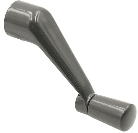 Prime-Line H 3532 Diecast Awning Window Crank Handle for Easy Operation, 5/16 Inch Spindle with 2-11/16 Inch Reach, Bronze, Set of 1