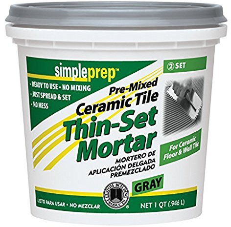 Custom Building Products SimpleSet Gray Thin-Set Mortar 1 qt.