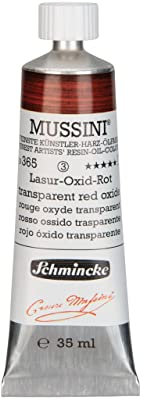 Schmincke MUSSINI® - feinste Künstler-Harz-Ölfarben, Lasur-Oxid-Rot - 35 ml
