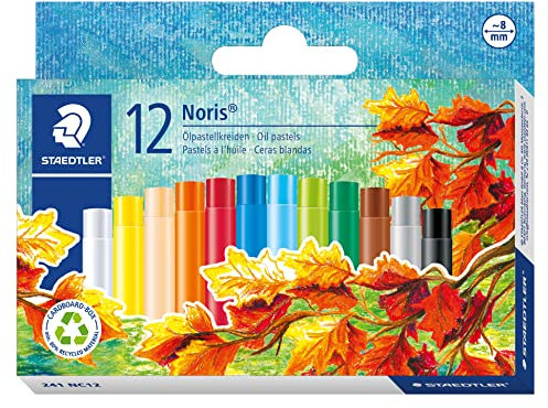 STAEDTLER 241 NC12 Ölpastellkreide Noris Club, 12 Stück im Etui