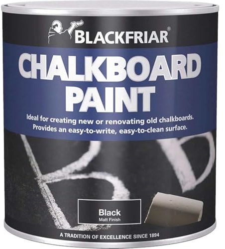 Blackfriar BKFBBP250 Chalkboard Paint 250 ml, Black
