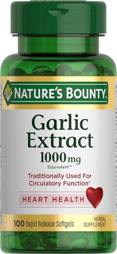 Nature's Bounty Garlic 1000 mg Softgels 100 ea