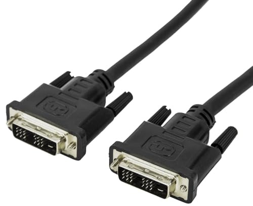 Techly 1.8m DVI-D M/M cable DVI 1,8 m Gris - Cables DVI (1,8 m, DVI-D, DVI-D, Gris, 1 pieza(s), Male connector/Male connector)