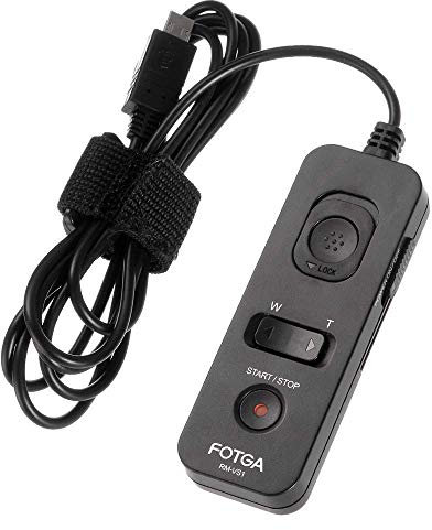 Fotga 3.3ft Wired Remote Control for Sony Camcorder Camera RM-VPR1, Shutter Release Cord Cable for Sony A6500 A6300 A6000 A6400 A7 A7S A7R II III A9 RX100M6 RX100M4 RX100M5 RX10M3 RX10M4 A77II A99II