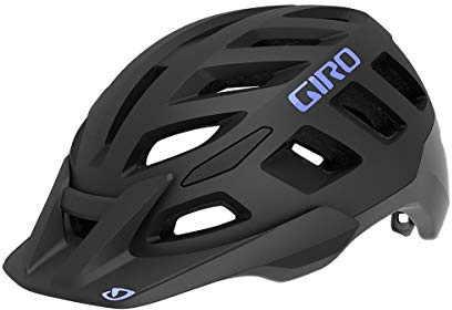 Giro Radix W Dirt - Casco de Ciclismo para Mujer (Talla S, 51-55 cm), Color Negro Mate y Morado