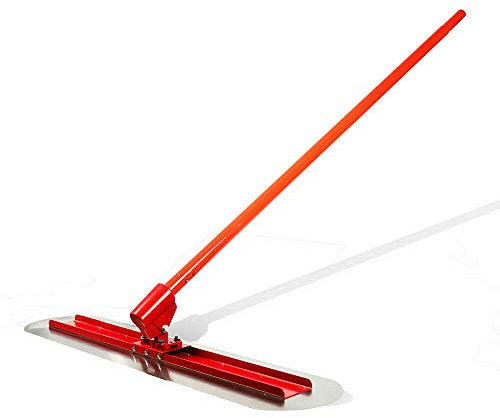 Paleta de alisado para suelo, herramientas de acero inoxidable, 1200 x 200 mm