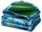 Sywlwxkq Tarp Sheet Camouflage, Canvas Tarpaulin Wasserdichter Planenschutz mit Ösenbefestigungen Regensicherer Sonnenschutz Korrosionsbeständig Verschleißfest für Wohnwagen im Freien - 4,8