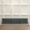 Acezanble∣2 Column Radiator, Horizontal 300mm Anthracite Wide Low Tradiontal Cast Iron Style Radiator Centre Heating for Window Hallway