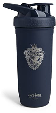 Smartshake Reforce Stainless Steel Harry Potter Ravenclaw Shaker Bottle (900 ML /30oz) | Light Weight Resistance Sports Shaker Bottle with a Soft Lid | Leakproof, BPA Free & DEHP Free