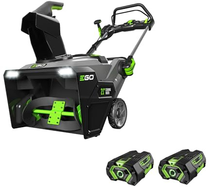 EGO POWER+ 21 Electric Snow Blower, Cordless, Includes (2) 56V 4.0Ah Batteries and Charger - SNT2101