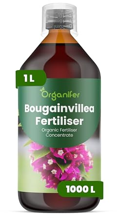 Flytande gödsel för bougainvillea 1L – Organisk flytande gödsel för rik blomning & friskt bladverk – Främjar rötter & vitalitet – Organifer