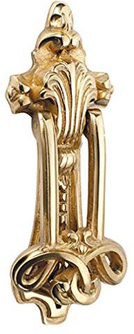 Türklopfer, poliertes Messing, 210 x 80 mm