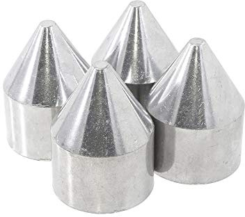 Plum Fittings Fence Post Bullet Cap Zero-Way 2 3/8 Aluminum, Pack of 4