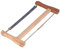 Frame Saw, Teakwood Hand Bow Wood Cutting Tool, with Manganese Steel Saw Blade and Chrome Vanadium Steel Saw Rope, for Carpenter and DIY Woodworker(Large (580mm))