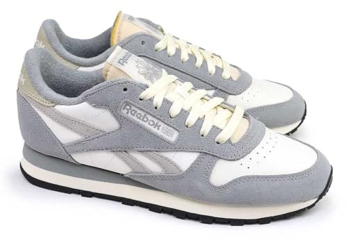 Reebok Unisex Classic Leather Laufschuhe,Chalk Grey 3 Moonstone,44 EU