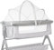 Liemuao Moustiquaire pour Berceaux Infantile Universelle avec Fermeture Éclair, Tente de Lit de Bébé en Tissu à Mailles Fines pour l'Intérieur et Plein Air (Blanc, 65x110cm)