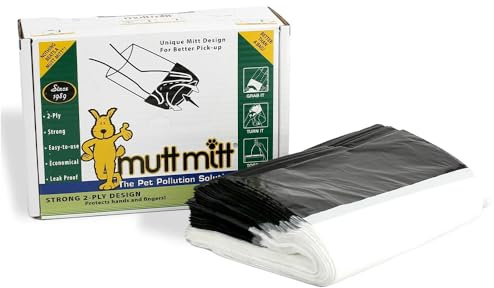 Mutt Mitt® 2-Ply dog waste pick-up bags Dispense-A-Mitt™ - 200 Dog Waste Bags in a wall mountable box.