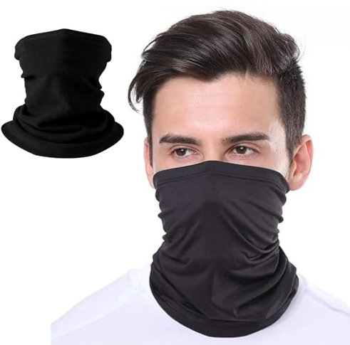 cuhostki Multifunktionstuch Herren Damen Schlauchschal Halswärmer Outdoor Skifahren motorrad Radfahren Gesichtsmaske Mund Nasen Schutz Maske Sonnenschutz Baumwolle