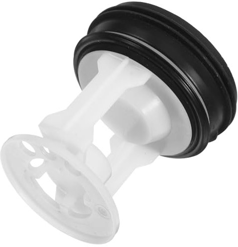 Angoily Washing Machine Drain Pump Filter Plug Plastic Drain Seal Plug Three-hole Design for Washer Drainage Pump Replacement Sewer Sealing Compatible Front Load Washers