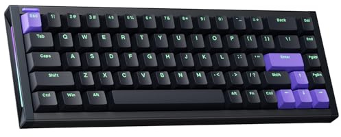 NuPhy X BH65 Tastiera da Gioco in Alluminio 68 Tasti RGB Rapido Trigger Cablato Personalizzato Hall Effect Tasti PBT, Punto di Controllo