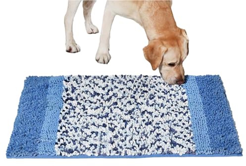 Husdjurssnuffelmatta Interaktiv hundfodermatta och godisspridare för | Interaktiv nosdyna för valpar långsam fodermatta Husdjurstillbehör hundfoderunderlägg för små raser valpar träning