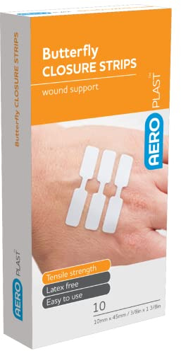 Aeroplast Butterfly Wound Closure Strips, Pack of 10