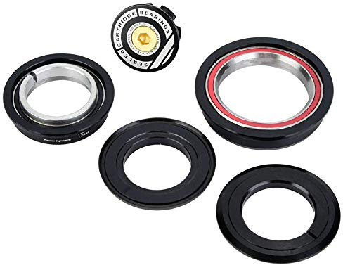 VGBEY Juego Dirección Bicicleta, 4456St Ciclismo Cónico Recto Tenedor Delantero En Bicicleta Top Expander para Mountain Road Bike Bicycles And Spare Parts Juego Direccion