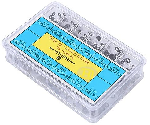 Hemobllo 500pièces Joint Étanchéité Caoutchouc pour Montres De Couvercles Arrière Universels Noir