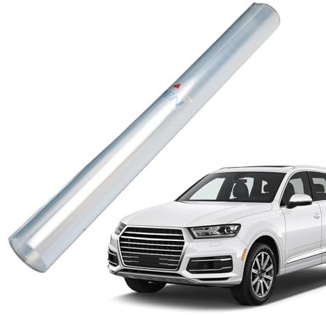 Sghtil - Película protectora para pintura de coche, transparente de protección para carrocería, 50 x 200 cm de alta luminosidad, antiarañazos y antirrayos UV, para barcos autocaravanas y vehículos