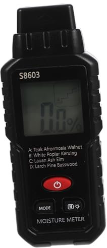 iplusmile Testeur Humidité Portable pour Papier Mesure Précise de Humidité Murale de Teneur Humidité Outil pour Bâtiment Agriculture