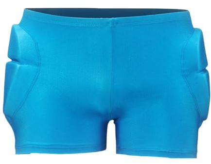MotiveTech Short de Hockey Rembourré pour Enfants avec Coussinets pour Les Hanches et Les Fesses, M