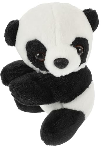 Abaodam Pince Panda en Peluche Noire 1 Pièce pour Mémo et Photo