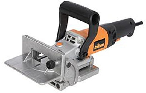Triton TBJ001 Biscuit Jointer – 760W Biscuit Joiner Tool with 0–90° Adjustable Fence, 6-Position Turret Stop, Cast Aluminum Base & Dust Port for Woodworking