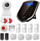 Wolf-Guard Funkalarm, Diebstahlalarm mit Kamera, Tür- und Fenstersensor, Bewegungsmelder, SOS-Taste, RFID, WiFi 4G Dualnetz, Smartlife APP Alexa Google