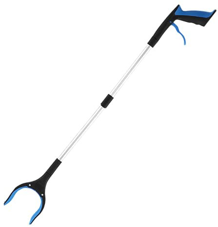 Foldable Trash Grabber - Grabber Reacher Tools | Litter Picker Tool | 33in Garden Tool With Magnetic Pick-Up Tip, Long Reach, Ergonomic Handle, For Elderly & Disabled, To Pick Rubbish, Weeds