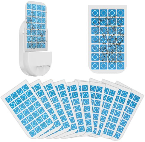 Fly Trap Refill, Gnat Traps for House Indoor, Fly Catcher Indoor, Plug in Catch for Fruit Flies, Moths, Gnats, Mosquito Trap (Pack of 10 Refills)