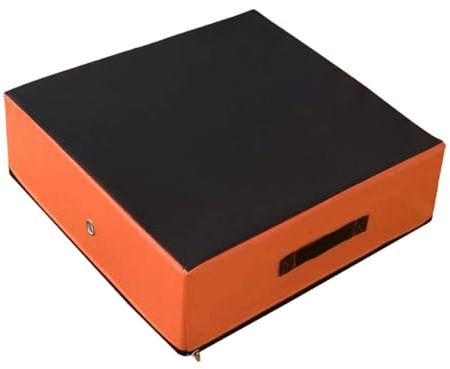 F Fityle Tapis de Réception pour Haltérophilie, Idéal pour Le et Les Barres de Musculation. Accessoires de Sport Compacts pour La Protection D, Orange