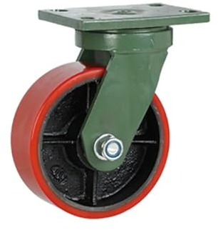 6/8/10/12 Inch Polyurethane Trolley Wheel Large Puncture Resistant Caster for Garden and Hand Cart(228mm,2 tons -10IN)