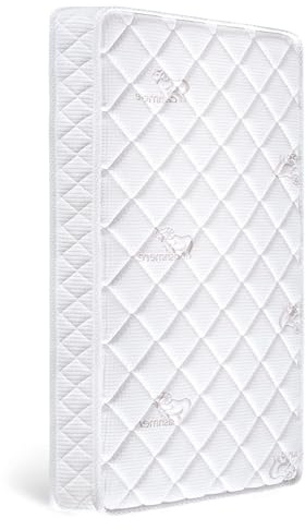 Letmxiu Premium Crib & Toddler Mattress,100% Knitted Fabric, Premium Fleece Surface-Hypoallergenic, 5 Thick Firm Soft Crib Mattress, Non-Toxic - Fits Standard Cribs & Toddler Beds