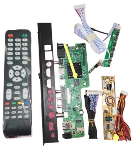 Scheda madre for Smart TV LED WiFi, compatibile con Android 9.0, cache a 4 core, 1G DDR+, 8g EMMC M368V3.0, regolazione multilingue.(8G Add attachments)