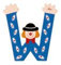 Sevi 81079 - Clown Buchstabe W
