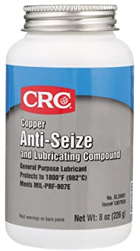 CRC Copper Anti-Seize & Lubricating Compound SL35901 - 8 Wt Oz., Anti-Seize Grease for Fittings, Bushings, Flanges, Headers