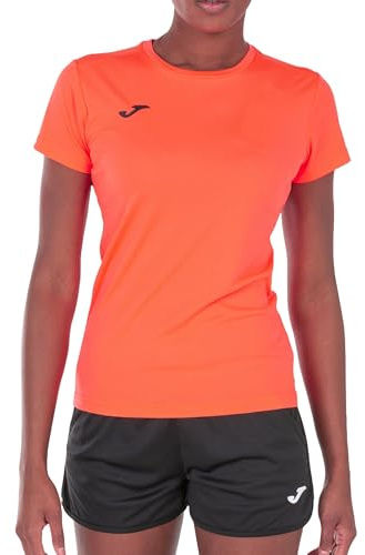Joma Camiseta Deportiva Manga Corta Mujer, 6XS - 3XL - Mantiene Seco el Contacto con el Cuerpo, Ideal para Running o Gym - Combi