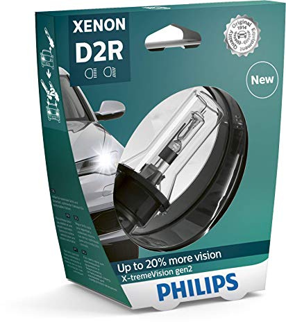Philips Xenon X-Tremevision Gen2 D2R, Ampoule Xénon Pour Éclairage Automobile, Jusqu'À 150% De Luminosité En Plus, Lot De 1